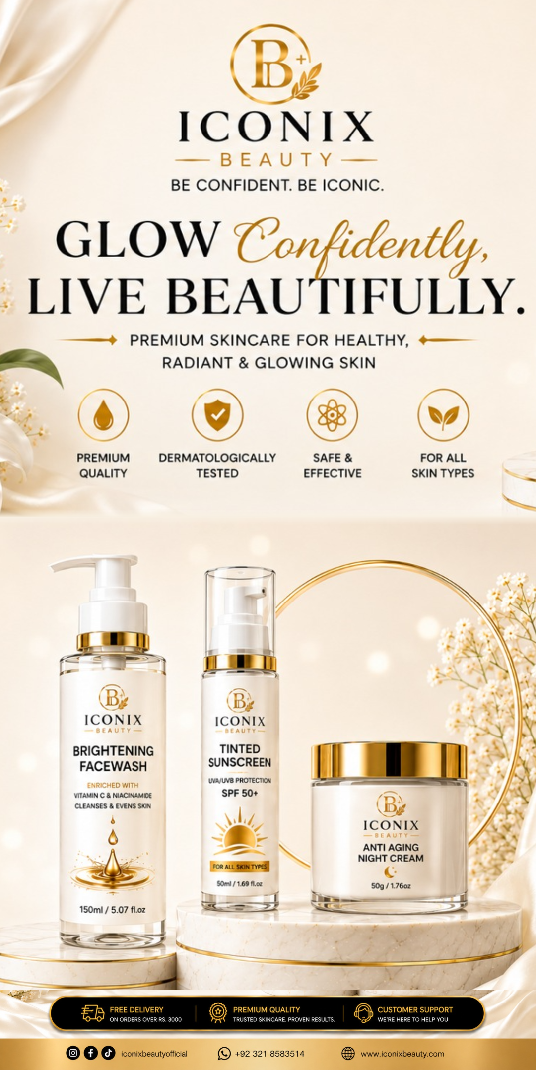 Iconix Beauty — Glow confidently, live beautifully. Premium skincare for healthy, radiant and glowing skin.
