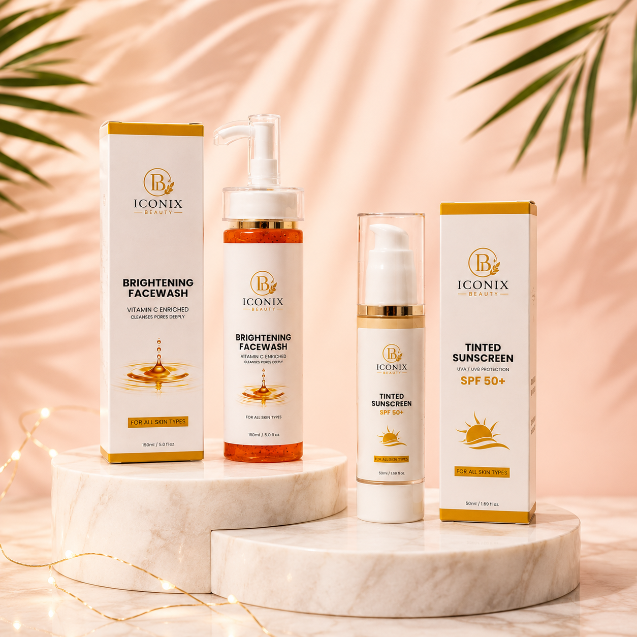 Tinted Sunscreen and Face Wash Duo